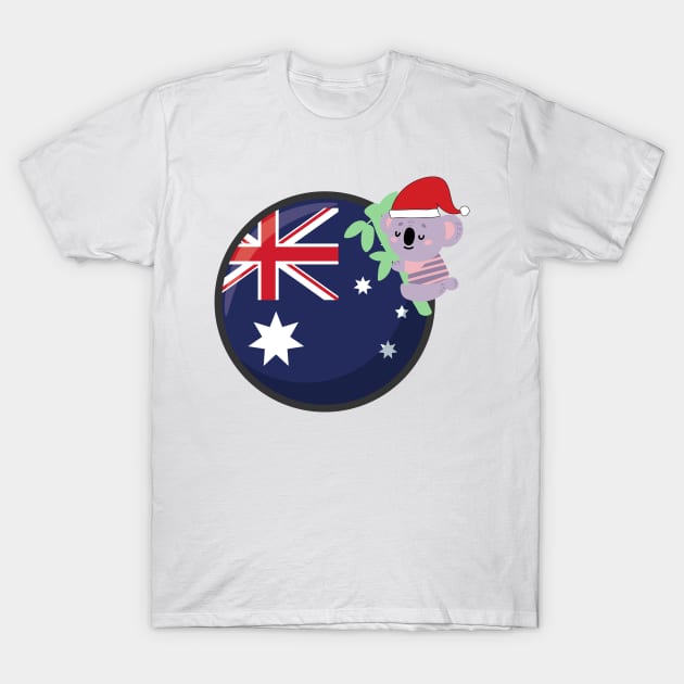 Christmas Koala T-Shirt by KylePrescott